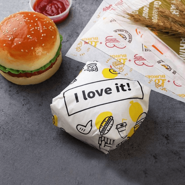 Custom Burger Wrapping paper